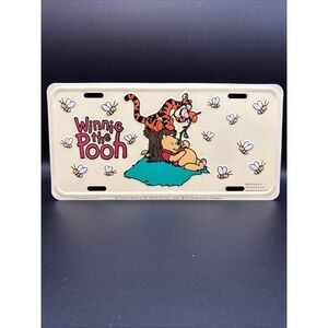 Disney Winnie The Pooh Tigger Bees License Plate Novelty Made In USA